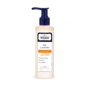 ACQUA ALLE ROSE GEL LAVAVISO ILLUMINANTE CON VITAMINA C 200 ML, CURA VISO DONNA, S168837, 100109