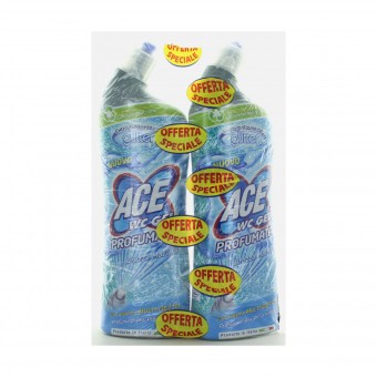 ACE WC GEL BREZZA MARINA 700 ML x 2 PEZZI BUONO SCONTO 0,60, DETERGENTI WC, S157187, 100178