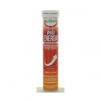 EQUILIBRA INTEGRATORE ALIMENTARE PIU' ENERGIA 20 COMPRESSE EFFERVESCENTI, INTEGRATORI, S142987, 100316