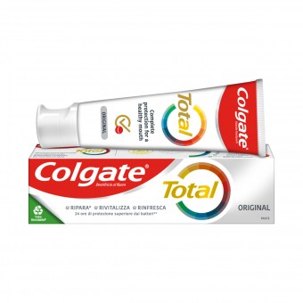 COLGATE DENTIFRICIO TOTAL ORIGINAL, PROTEZIONE 24H 75 ML, DENTIFRICI, S005797, 100372
