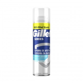 GILLETTE SERIES SCHIUMA DA BARBA RINFRESCANTE PELLE SENSIBILE 200+50 ML, SCHIUME BARBA / PREBARBA, S147261, 100566