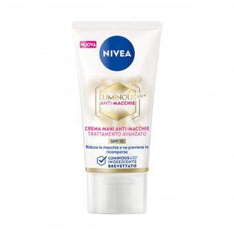 NIVEA HAND CREMA MANI LUMINOUS ANTI-MACCHIE SPF15 50 ML, CREME E GEL MANI, S168991, 100788