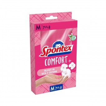 SPONTEX GUANTI COMFORT SCATOLA TAGLIA MEDIUM M 7 1/2-8, GUANTI, S000607, 100882