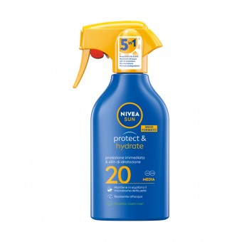NIVEA SOLAIRE PROTECT & HYDRATE 5in1 FP20 TRIGGER 270 ML, SOLARI, S169037, 100947