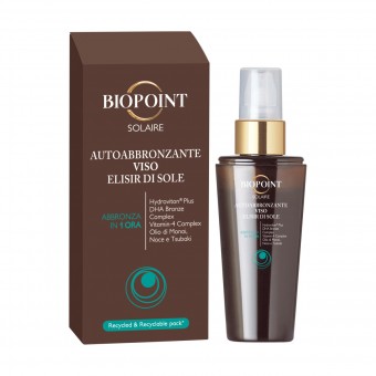 BIOPOINT SOLAIRE AUTOABBRONZANTE VISO ELISIR DI SOLE 50 ML, SOLARI, S169011, 100966
