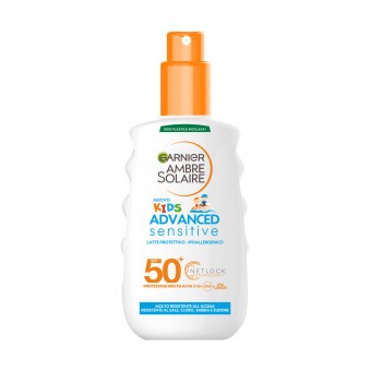 AMBRE SOLAIRE KIDS ADVANCED SENSITIVE SPF50+ SPRAY 300 ML , SOLARI, S169310, 101286