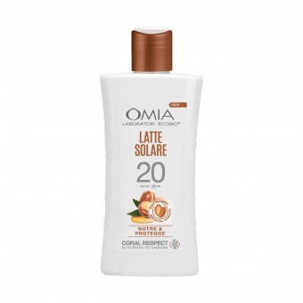 OMIA ECOBIO SOLARE LATTE SPF20 ARGAN DEL MAROCCO NUTRE & PROTEGGE 200 ML, SOLARI, S169302, 101309