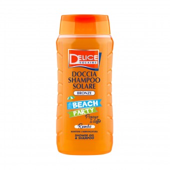DELICE SOLAIRE DOCCIA SHAMPOO BRONZE BEACH PARTY RUMBA PAPAYA & CAFFE' 300 ML, BAGNO/DOCCIA SCHIUMA, S169188, 101320