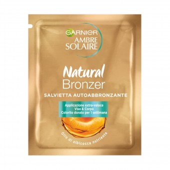 AMBRE SOLAIRE NATURAL BRONZER SALVIETTA AUTOABBRONZANTE, SOLARI, S028106, 101400
