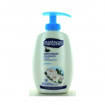 MANTOVANI SAPONE LIQUIDO MANI NEUTRO GARDENIA 300 ML. AZIONE IGIENIZZANTE, SAPONI, S043621, 101454