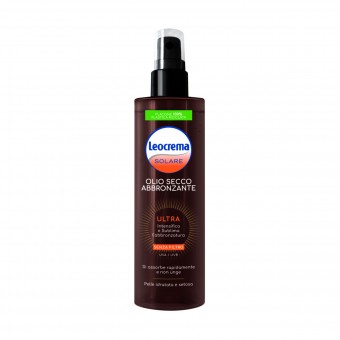 LEOCREMA SOLARE OLIO SECCO ABBRONZANTE ULTRA SENZA FILTRO 200 ML, SOLARI, S169519, 101533