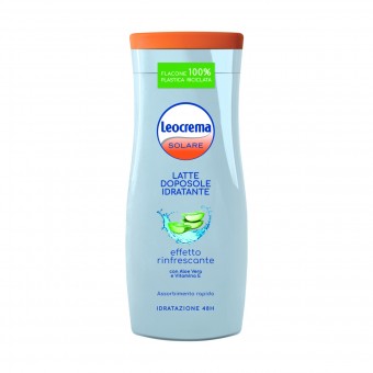 LEOCREMA SOLARE LATTE DOPOSOLE IDRATANTE RINFRESCANTE CON ALOE VERA E VITAMINA E 200 ML, SOLARI, S169516, 101545