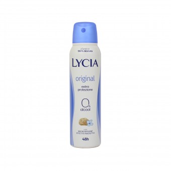 LYCIA ORIGINAL DEODORANTE SPRAY 48H EXTRA PROTEZIONE 150 ML , DEODORANTI ANTIODORE PER PERSONA, S169668, 101846