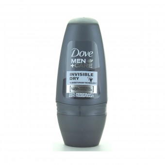 DOVE MEN DEODORANTE ROLL ON 24H INVISBLE DRY 50 ML, DEODORANTI ANTIODORE PER PERSONA, S105918, 101888