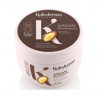 KALODERMA BURRO CORPO ARGAN ILLUMINANTE TUTTI I TIPI DI PELLE VASO 300 ML , TRATTAMENTO CORPO, S169779, 102277