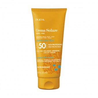 PUPA SOLARE CREMA CORPO, VISO SPF50 TUBO 200 ML , SOLARI, S168680, 102739