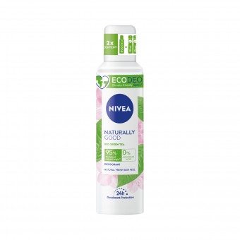 NIVEA DEO SPRAY ECO NATURALLY GOOD GREEN TEA BIO 125 ML, CREME DEPILATORIE, S170168, 103055