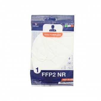 MASCHERINA ITALIANA FACCIALE MONOUSO FFP2 BIANCA BUSTA 1 PZ , MASCHERINE, S163237, 103151