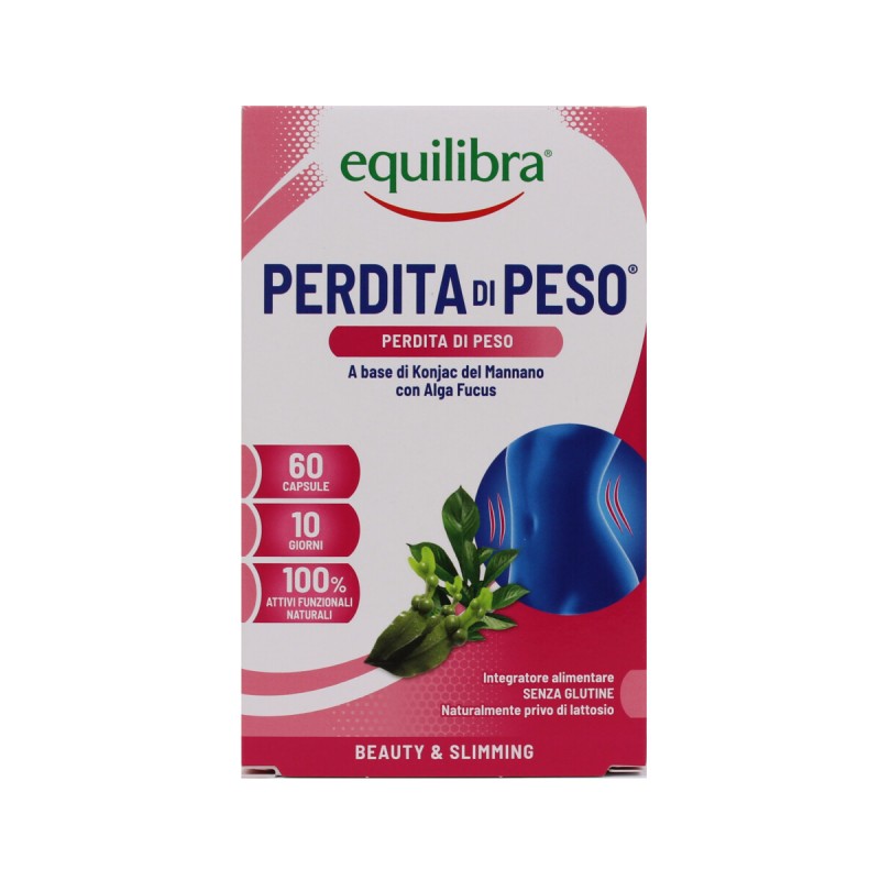EQUILIBRA INTEGRATORE ALIMENTARE PERDITA DI PESO 60 CAPSULE SENZA GLUTINE |  PiùMe