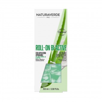 NATURAVERDE PROFESSIONAL CERA DEPILATORIA ROLL-ON BI-ACTIVE ALOE VERA e LATTE 100 ML , CERE DEPILATORIE, S170230, 103290