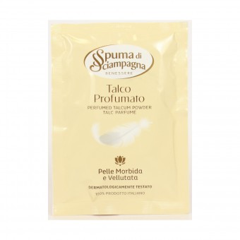 SPUMA DI SCIAMPAGNA TALCO PROFUMATO BUSTA 75 GRAMMI, TALCO, S039565, 103310