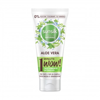 SUNSILK TRATTAMENTO INTENSIVO 1 MINUTE ALOE VERA PER TUTTI I TIPI DI CAPELLI TUBO 180 ML, LOZIONI TRATTANTI, S170255, 103315