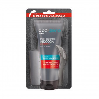 DEPILZERO UOMO CREMA DEPILATORIA CORPO IN DOCCIA 200 ML, CREME DEPILATORIE, S170274, 103351