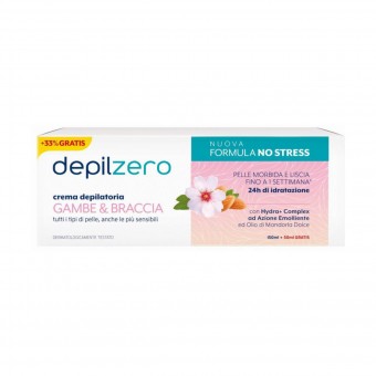 DEPILZERO CREMA DEPILATORIA GAMBE e BRACCIA TUBO 150+ 50 ML, CREME DEPILATORIE, S170271, 103355