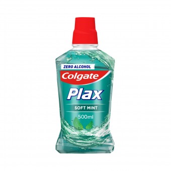 COLGATE COLLUTORIO PLAX SOFT MINT ANTIBATTERICO CON ANTIBATTERICO 500 ML, COLLUTORI, S003513, 103414
