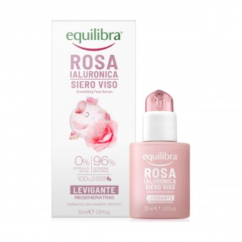 EQUILIBRA ROSA IALURONICA SIERO VISO LEVIGANTE 30 ML, PULIZIA VISO DONNA, S170538, 104094