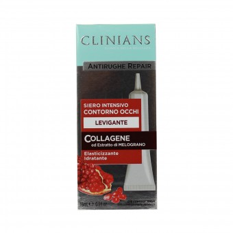 CLINIANS ANTIRUGHE REPAIR SIERO INTENSIVO CONTORNO OCCHI COLLAGENE CON ESTRATTO DI MELOGRANO 15 ML , CURA VISO DONNA, S170591, 104180
