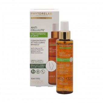 PHYTORELAX ANTI CELLULITE TRATTAMEMTO D'URTO CONCENTRATO ATTIVO CORPO BIFASICO 150 ML , TRATTAMENTO CORPO, S170686, 104362