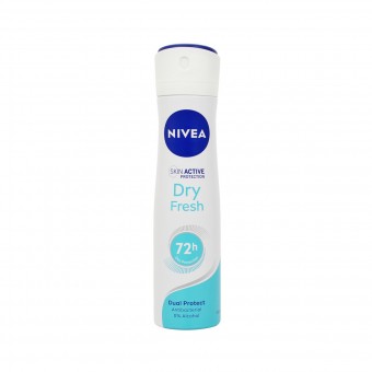 NIVEA DEODORANTE SPRAY DRY FRESH ANTI-PERSPIRANT 72h 150 ML , DEODORANTI ANTIODORE PER PERSONA, S149377, 104400