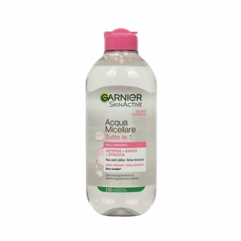 GARNIER ACQUA MICELLARE TUTTO in 1 DETERGENTE PELLI SENSIBILI 400 ML, PULIZIA VISO DONNA, S127005, 104509