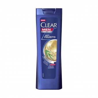 CLEAR MEN SHAMPOO ANTI PRURITO CON ESTRATTI DI EUCALIPTO PER CAPELLI E CUTE SECCA 225 ML, SHAMPOO, S042798, 104645