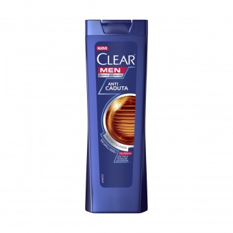 CLEAR MEN SHAMPOO ANTI CADUTA CON ESTRATTI DI GINSENG PER CAPOELLI DEBOLI 225 ML, SHAMPOO, S042797, 104901