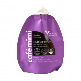 CAFE' MIMI SHAMPOO NUTRIZIONE & VOLUME - ESTRATTO DI BACCHE DI ACAI & OLIO DI MACADAMIA 250 ML, SHAMPOO, S171193, 104925