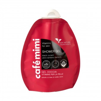 CAFE' MIMI GEL DOCCIA VITAMINE PER LA PELLE - ESTRATTO DI RIBES & MIRTILLO ROSSO 250 ML, BAGNO/DOCCIA SCHIUMA, S171191, 105040