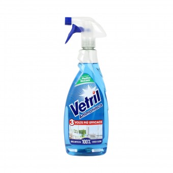 VETRIL MULTISUPERFICIE AMMONIACA TRIGGER 650 ML, PULIZIA VETRI, S041207, 105751