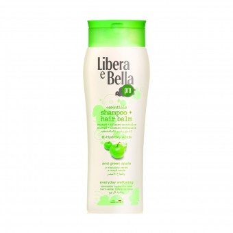 LIBERA e BELLA PRO SHAMPOO + BALSAMO ESSENZIALI CON MELA VERDE 300 ML , SHAMPOO, S172351, 107509