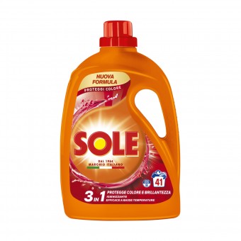 SOLE DETERSIVO LIQUIDO BUCATO LAVATRICE PROTEGGI COLORE 41 LAVAGGI LT 1,845 , BUCATO LAVATRICE, S172312, 107651