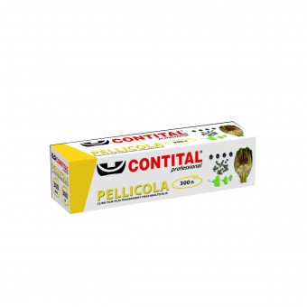 CONTITAL PELLICOLA TRASPARENTE METRI 300 FORMATO PROFESSIONALE, AVVOLGENTI ALIMENTARI, S004254, 12552