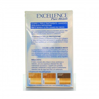EXCELLENCE CREME COLOR 02 BIONDO ULTRA CHIARO DORATO, COLORANTI, S008108, 16721