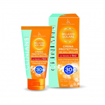 CLINIANS SOLARE CREMA VISO MANI DECOLLETE' SPF 30 75 ML, SOLARI, S133861, 3525