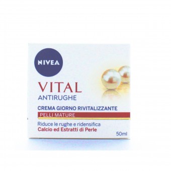 NIVEA VISO CREMA RIVITALIZZANTE VITAL GIORNO 50 ML, CURA VISO DONNA, S003196, 3924