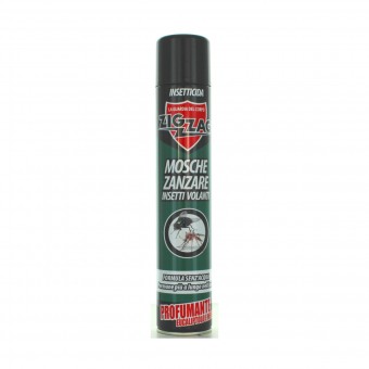 ZIG ZAG INSETTICIDA DRY MOSCHE E ZANZARE EUCALIPTO E MENTOLO 500 ML, INSETTICIDI VOLANTI, S113312, 39445