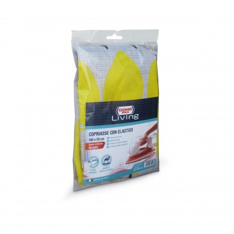 DOMOPAK LIVING COPRIASSE CON ELASTICO DOPPIO STRATO CON SPUGNA - CM 140x55 1 PZ, STIRATURA, S004618, 41746