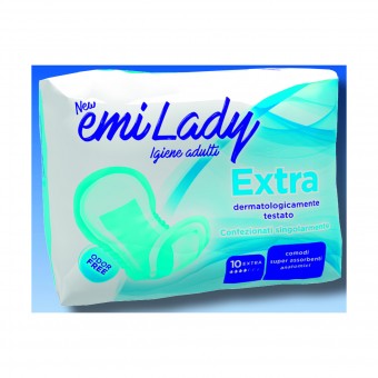 EMI ASSORBENTI LADY EXTRA ANATOMICI 10 PZ DISPOSITIVO MEDICO CE DI CLASSE 1, ASSORBENTI ESTERNI, S020697, 43072
