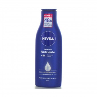 NIVEA BODY CREMA CORPO FLUIDA NUTRIENTE PELLI SECCHE 250 ML, TRATTAMENTO CORPO, S005756, 43196