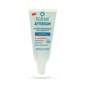 AFTERSUN FLUIDO RIPARATORE VISO e DECOLLETE' 50 ML, SOLARI, S042347, 48786